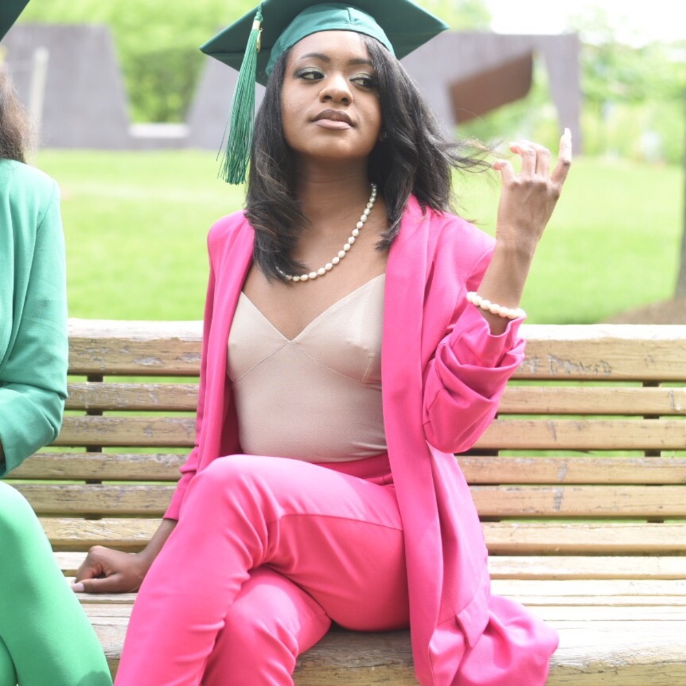 🆕 Missy Empire hot pink pant suit (size 4)